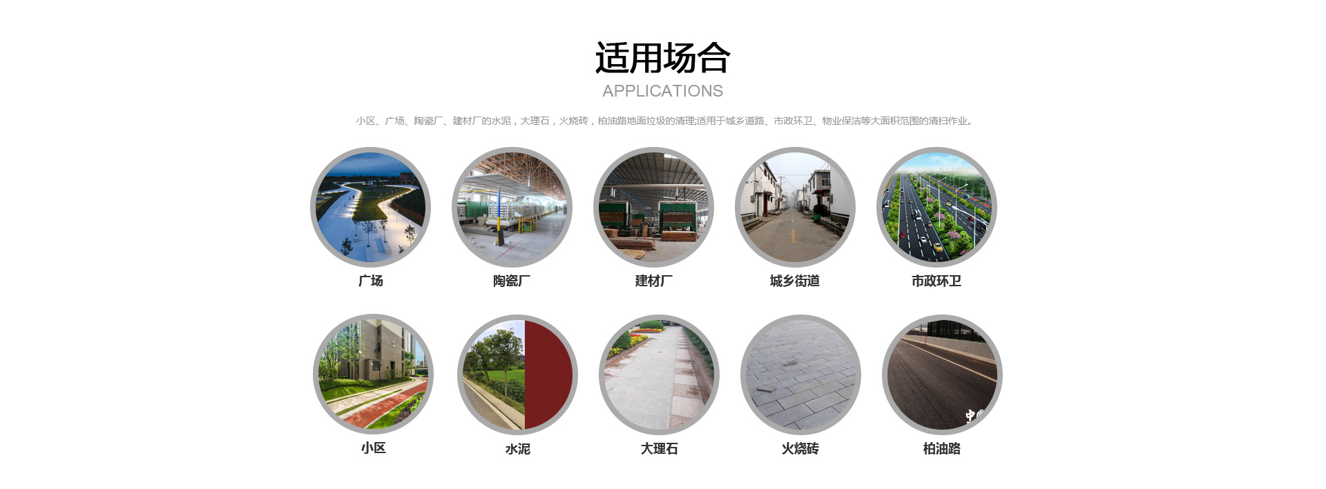 灑水車YS10方適用場合